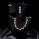 Necklace - Opulent Spark Gold Plated Necklace - Opal Touch