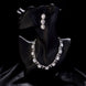 Necklace - Opulent Spark Rhodium Necklace - Opal Touch