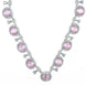 Necklace - Opulent Spark Rhodium Necklace - Opal Touch