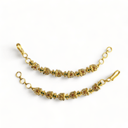 Opal Touch - Opulent Treasures Matil - Red-Green-White Gold Plated - Ear Chain