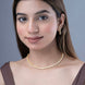 Necklace - Orchid Symphony Gold Plated Necklace - Opal Touch