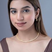 Necklace - Orchid Symphony Gold Plated Necklace - Opal Touch