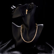Necklace - Orchid Symphony Gold Plated Necklace - Opal Touch