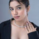 Necklace - Orchid Symphony Rhodium Necklace - Opal Touch