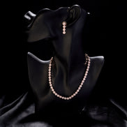 Necklace - Orchid Symphony Rose Gold Necklace - Opal Touch