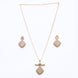 Locket Set - Ornate Elegance Gold Plated Locket Set - Opal Touch