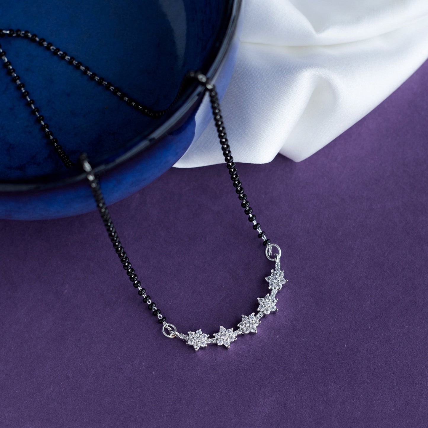 Mangalsutra - Ornate Infinity Mangalsutra - Opal Touch