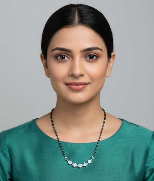 Ornate Infinity Mangalsutra - Opal Touch