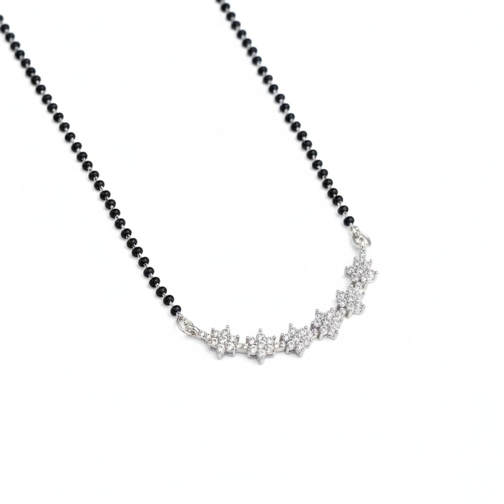 Ornate Infinity Mangalsutra - Opal Touch