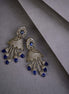 Peacock Design Mehendi Plated Dangle Earrings - Opal Touch