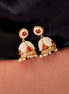 Jhumka - Pearl and Ruby Jhumka Earrings. - Opal Touch