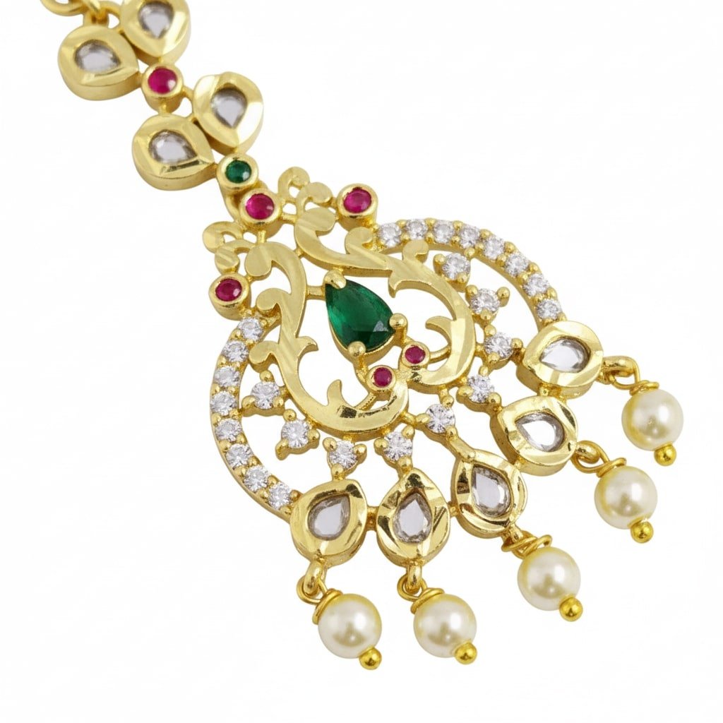 Pearl Dewdrop Red - White Tika - Opal Touch