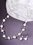 Necklace - Pearl Mirage Rhodium Plated Necklace - Opal Touch