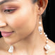 Necklace - Pearl Mirage Rhodium Plated Necklace - Opal Touch