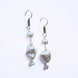 Necklace - Pearl Mirage Rhodium Plated Necklace - Opal Touch