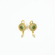 Earrings - Pearl Petals Gold Plated Earrings - Opal Touch