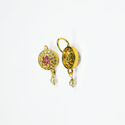 Earrings - Pearl Petals Gold Plated Earrings - Opal Touch