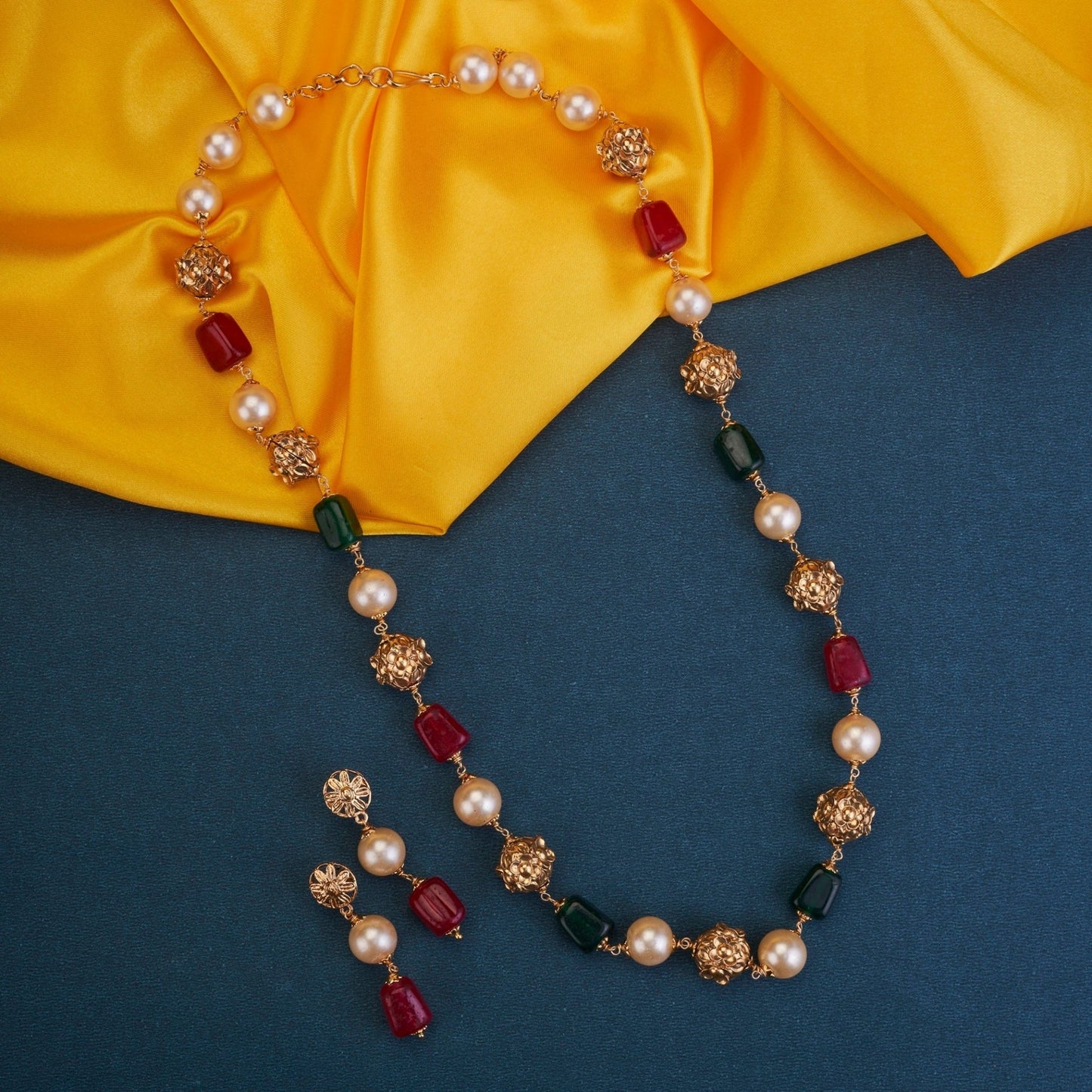 Necklace - Pearl Regalia Necklace Set - Opal Touch