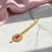 Pearl Shimmer Gold Plated Tika - Opal Touch
