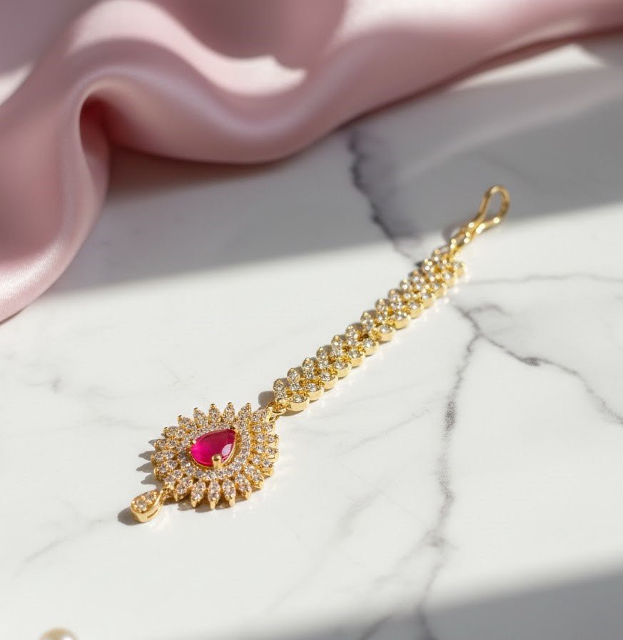 Pearl Shimmer Gold Plated Tika - Opal Touch