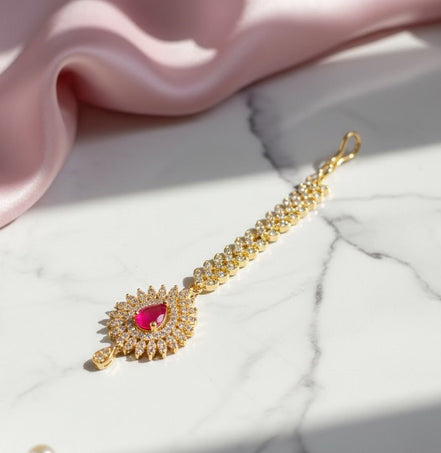 Pearl Shimmer Gold Plated Tika - Opal Touch