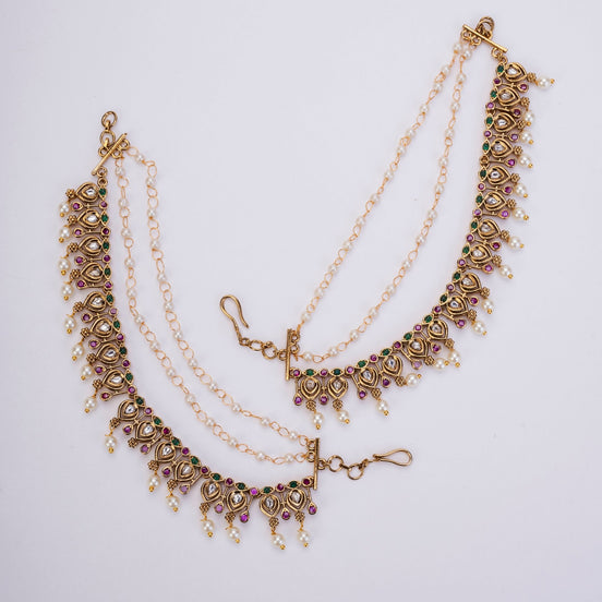 Kaan Chain - Pearl Trail Matte Black Matil - Opal Touch