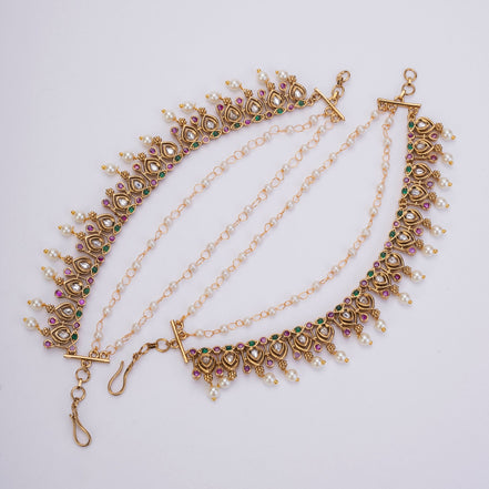 Kaan Chain - Pearl Trail Matte Black Matil - Opal Touch