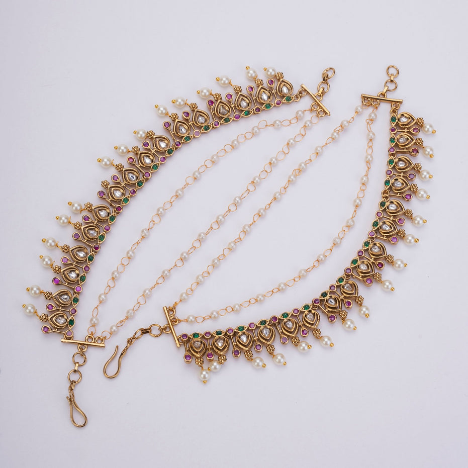 Kaan Chain - Pearl Trail Matte Black Matil - Opal Touch