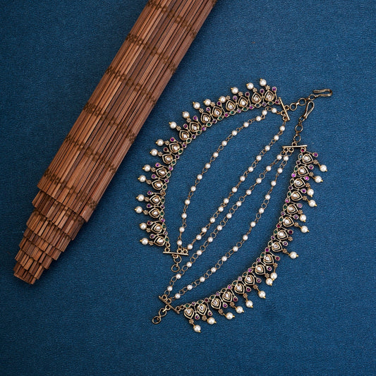 Kaan Chain - Pearl Trail Matte Black Matil - Opal Touch