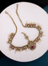 Matha Patti - Pearl Whirl Matte Black Plated Matha Patti - Opal Touch