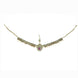 Matha Patti - Pearl Whirl Matte Black Plated Matha Patti - Opal Touch