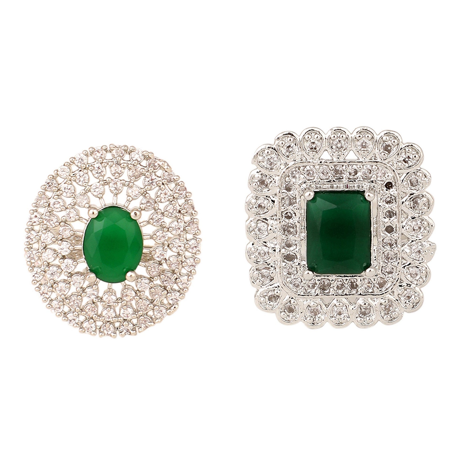 Opal Touch - Pearl Whisper Brass Ring - Ring