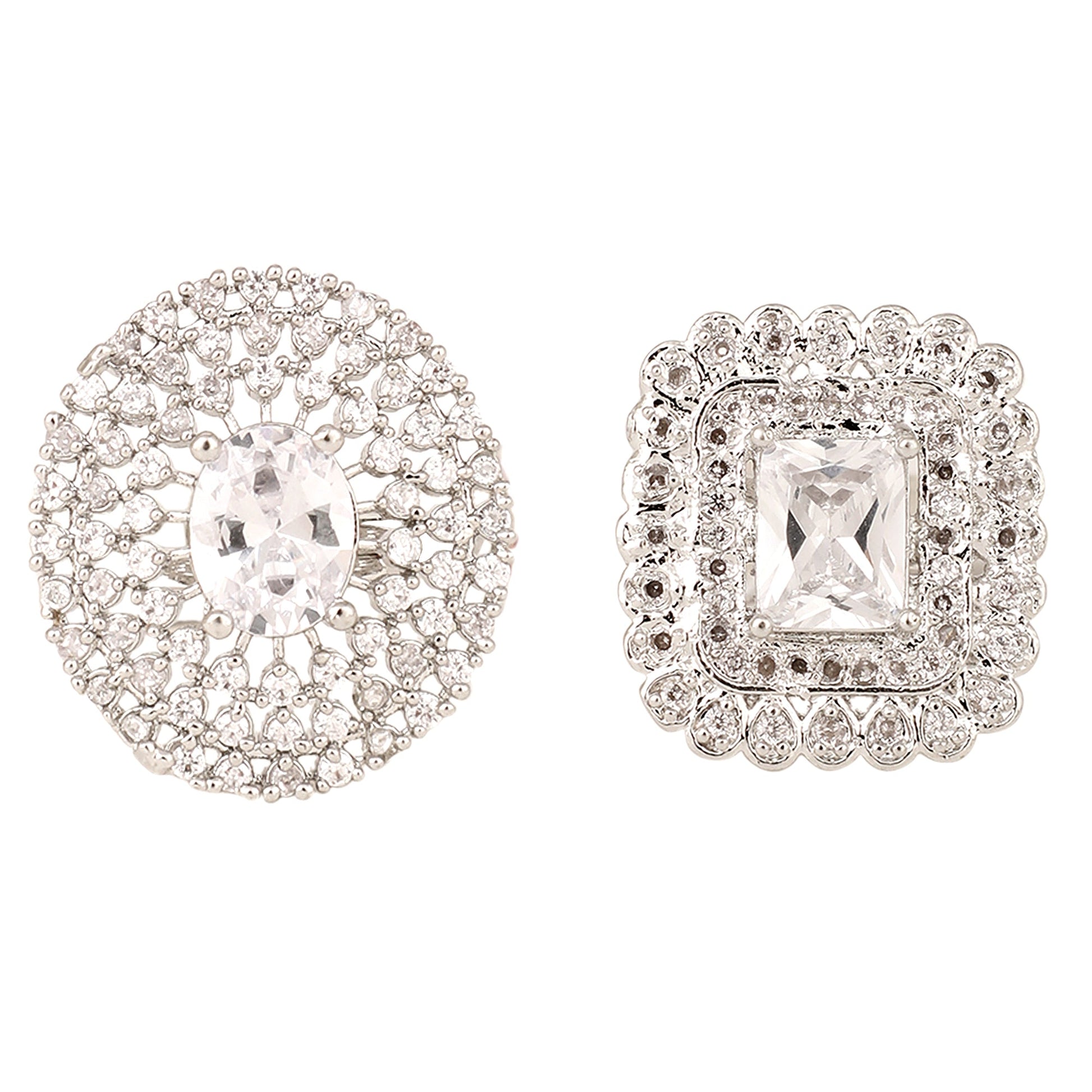 Opal Touch - Pearl Whisper Brass Ring - Ring