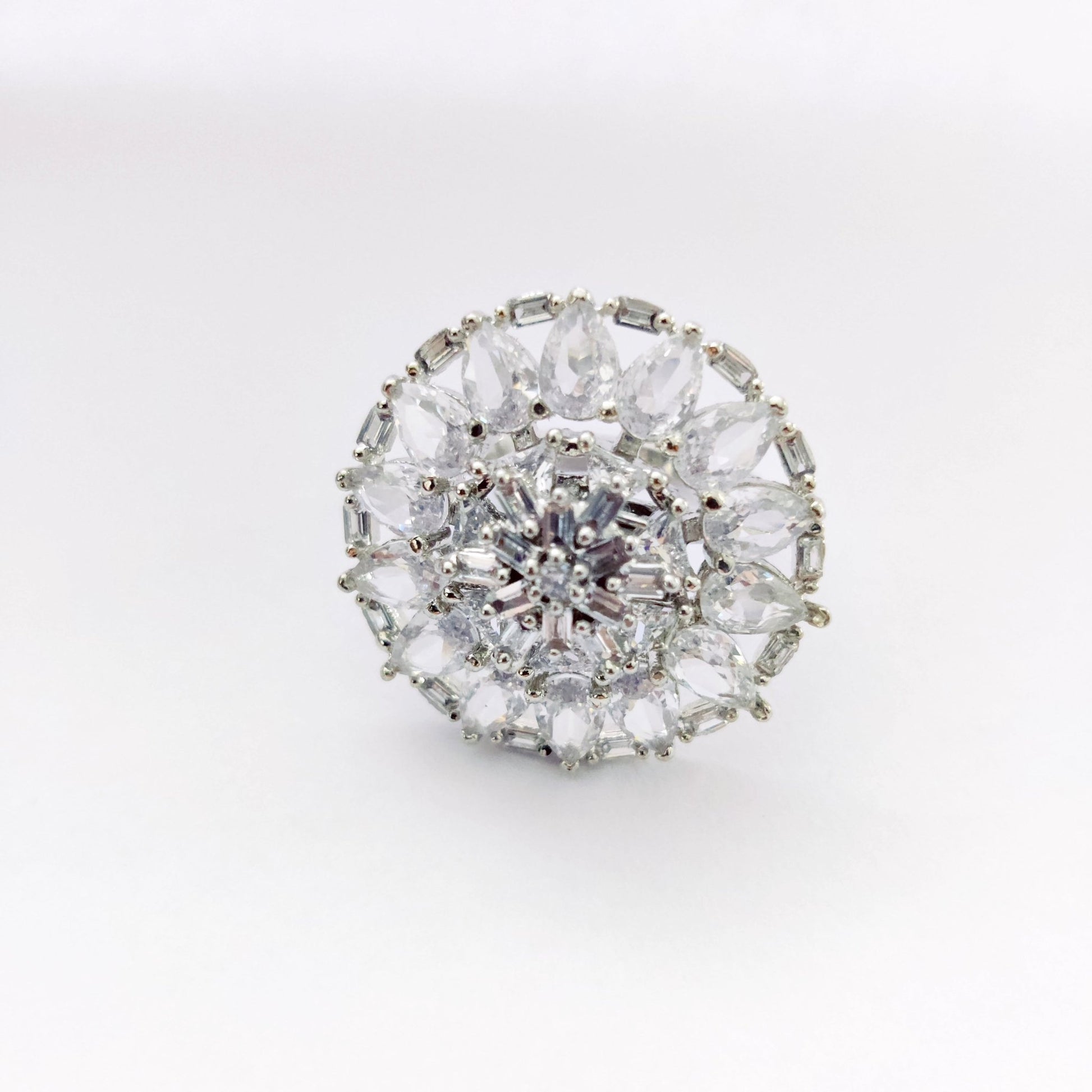 Opal Touch - Pearl's Radiance Rhodium Ring - Ring