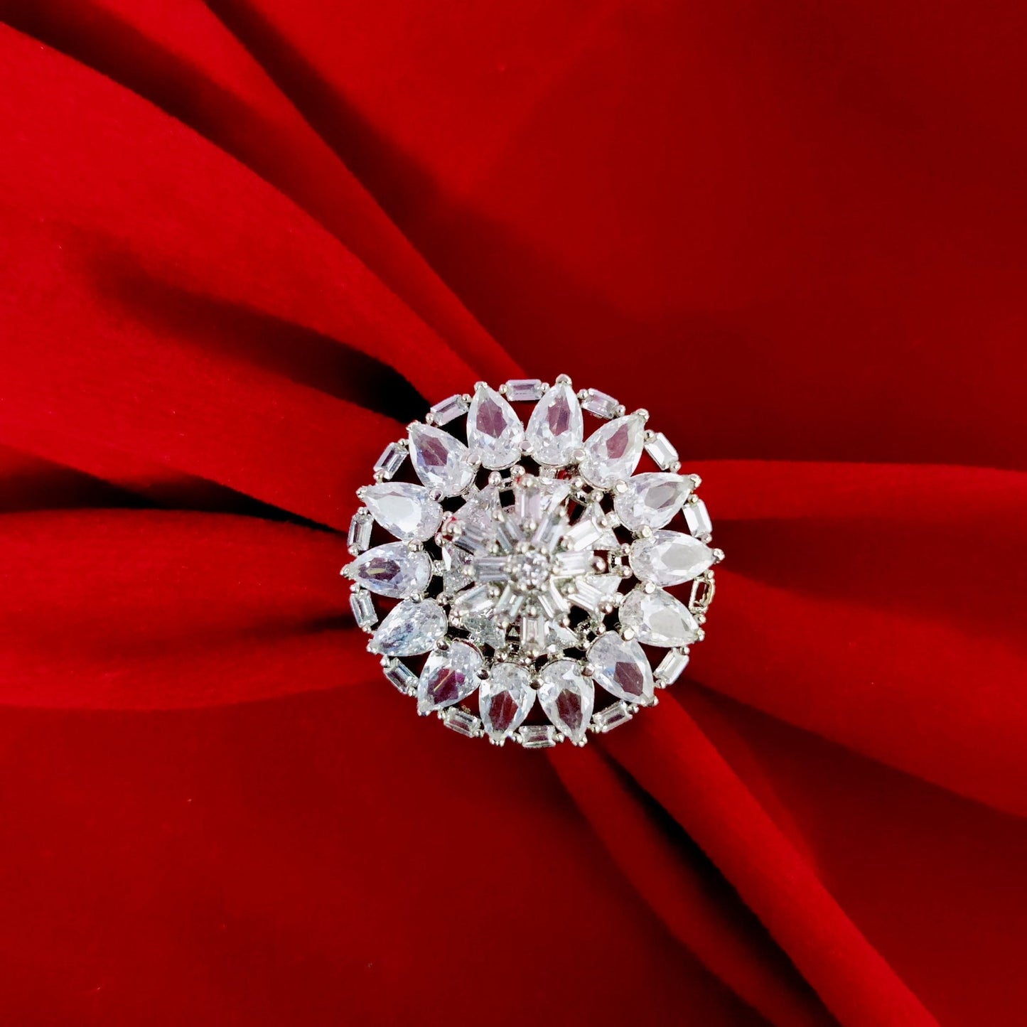 Opal Touch - Pearl's Radiance Rhodium Ring - Ring