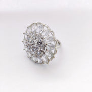 Opal Touch - Pearl's Radiance Rhodium Ring - Ring