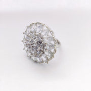 Opal Touch - Pearl's Radiance Rhodium Ring - Ring