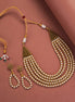 Necklace - Peora Gold Plated Necklace Set - Opal Touch