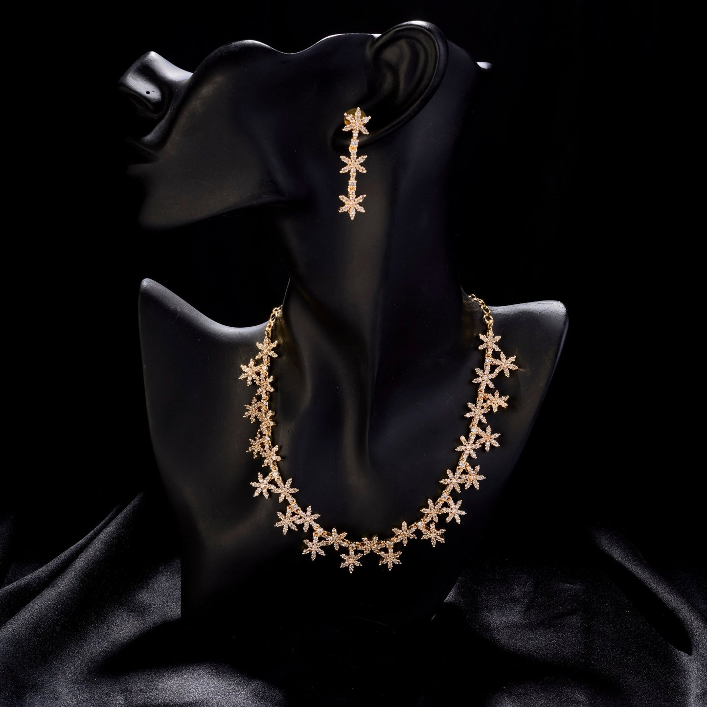 Necklace - Petal Whisper Gold Plated Necklace - Opal Touch