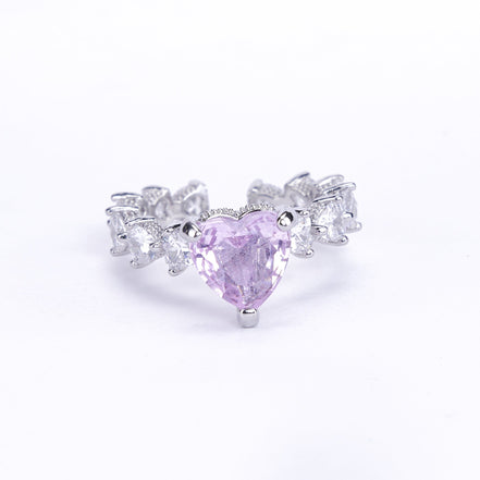 Opal Touch - Pink Diamond Romance - Rings