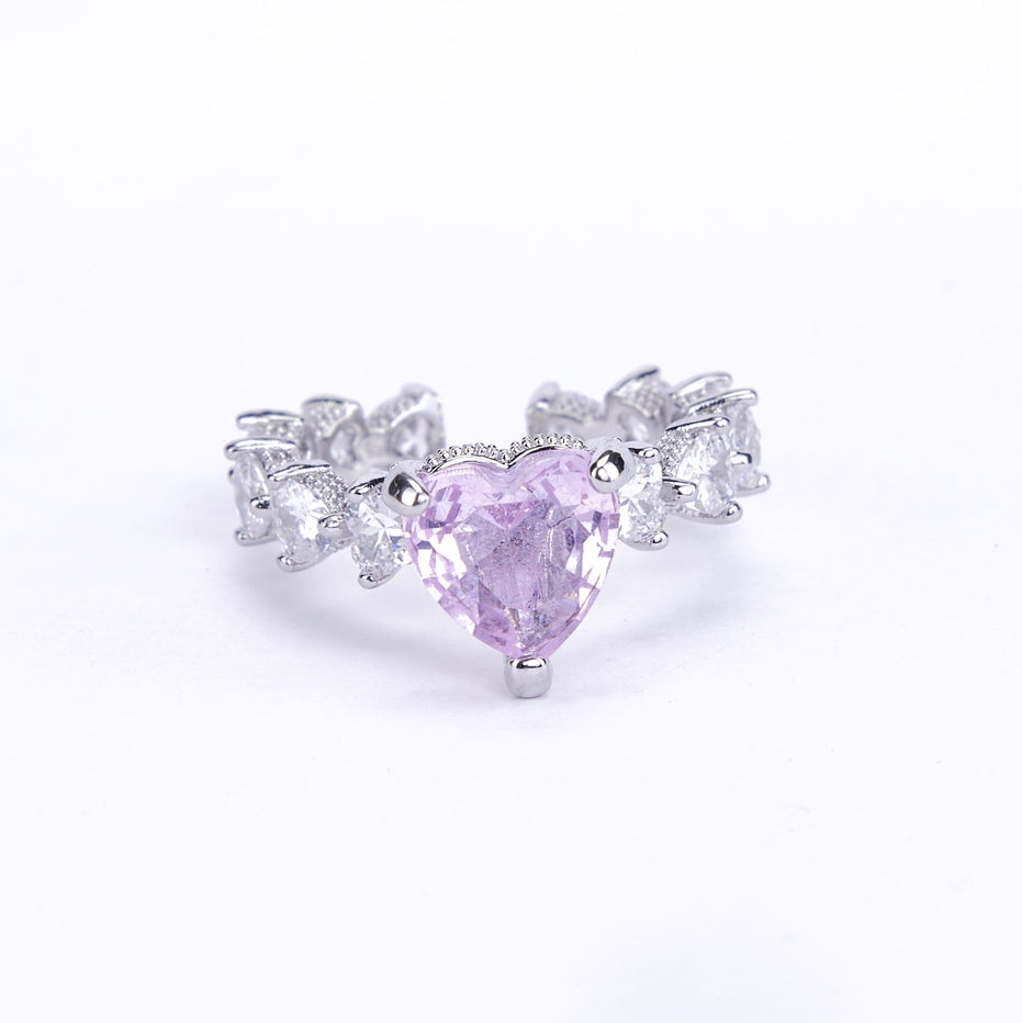 Opal Touch - Pink Diamond Romance - Rings