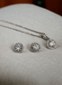 Opal Touch - Playful Rhodium Locket Set with Star Charm - Locket Set