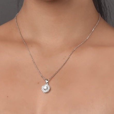 Opal Touch - Playful Rhodium Locket Set with Star Charm - Locket Set
