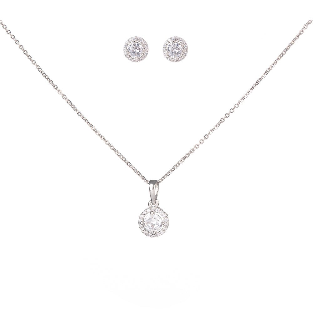 Opal Touch - Playful Rhodium Locket Set with Star Charm - Locket Set