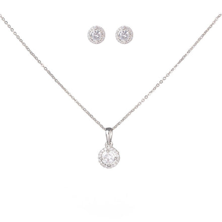 Opal Touch - Playful Rhodium Locket Set with Star Charm - Locket Set