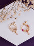 Nose Pin - Pleasurable Gold Plated Combo Nose Pin - Opal Touch