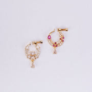 Nose Pin - Pleasurable Gold Plated Combo Nose Pin - Opal Touch