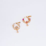 Nose Pin - Pleasurable Gold Plated Combo Nose Pin - Opal Touch
