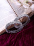 Premium AD CZ Stone Elegance Rhodium Plated Bangles Set (Pack of 2) - Opal Touch
