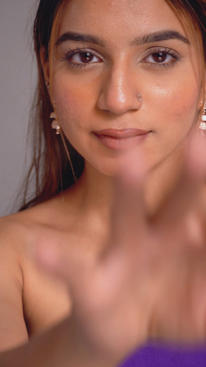 Rose Gold Gleam Layered Jhumkas